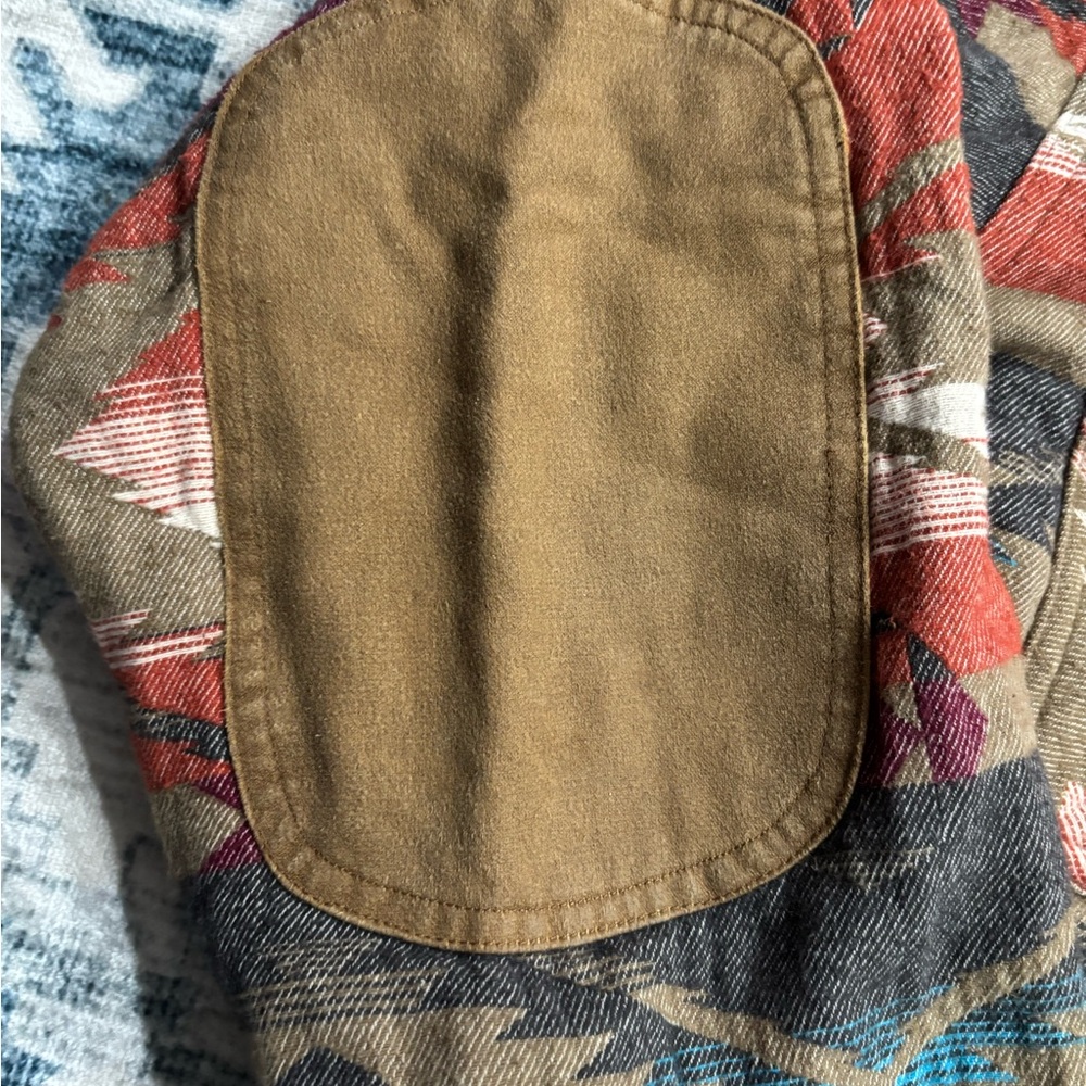 Tribal Pattern Button-Up Shirt/Jacket Legendary W… - image 3